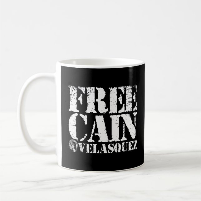 Free Cain Velasquez Vintag Retro Funny Kaffeetasse (Links)
