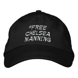 Free Chelsea Manning Bestickte Baseballkappe