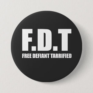 Free Defiant Tarrifs American Button