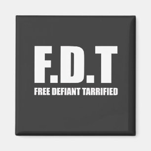 Free Defiant Tarrifs American Magnet