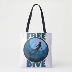 Free Diving - Der Ozean ruft Freediver an Tasche