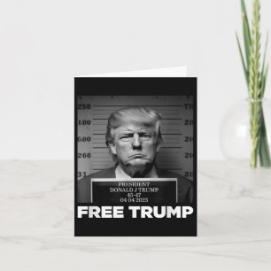 Free Donald Trump Mugshot Karte