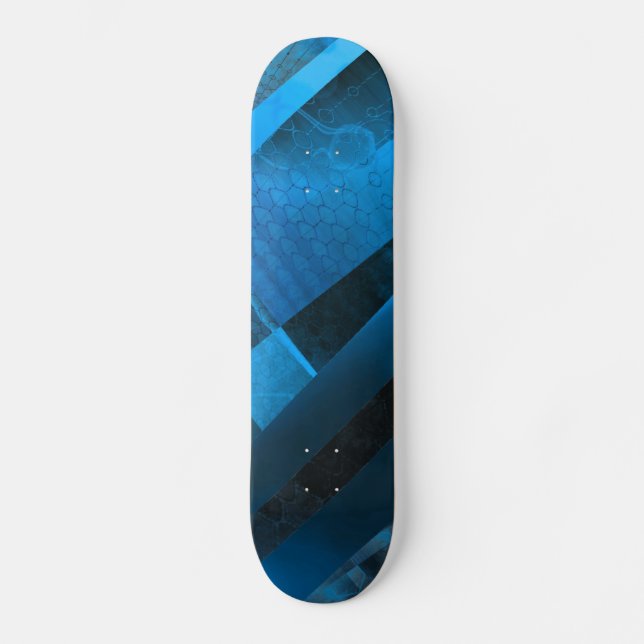 Free Floating (blue) Skateboard (Vorderseite)