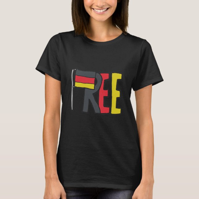 Free Germany Dexit T-Shirt (Vorderseite)