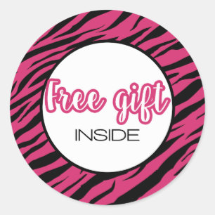 Free gift inside- Marketing business-Consult Runder Aufkleber