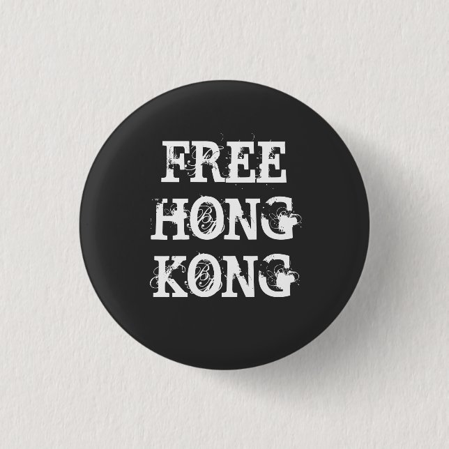 FREE HONGKONG BUTTON (Vorderseite)
