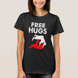 Free Hugs Brasilianische jiu jitsu Men Jiu Jitsu T-Shirt