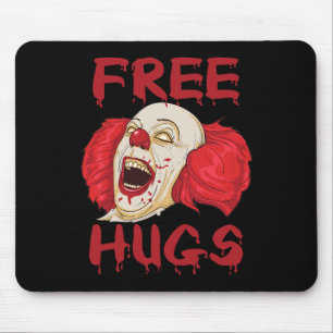 Free Hugs Halloween Evil Killer Beängstigend Clown Mousepad