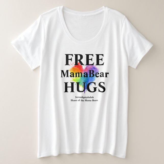 Free Hugs Plus Size T - Shirt (Design vorne)