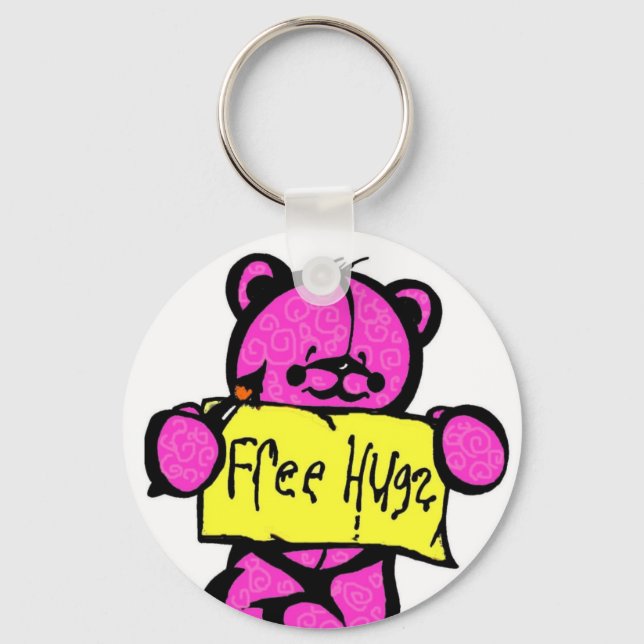 Free Hugs Schlüsselanhänger (Vorderseite)