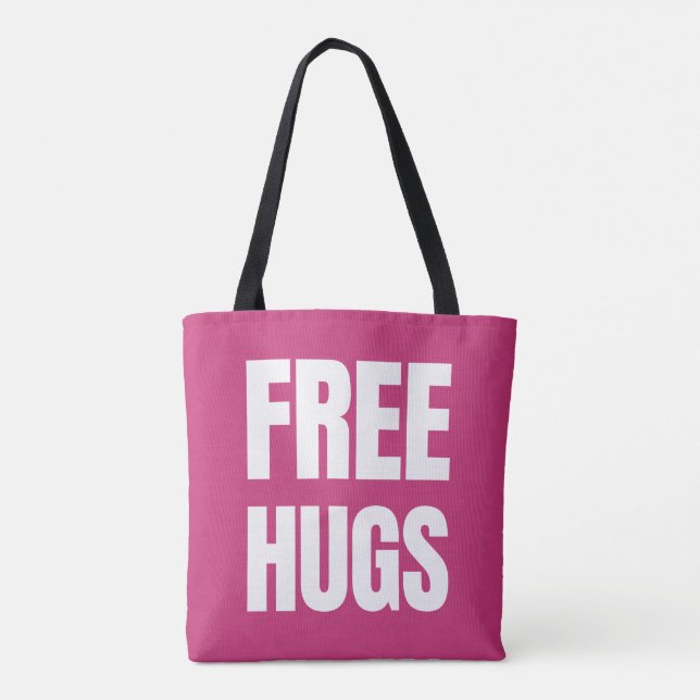 Free Hugs Tragetaschen Tasche (Rückseite)