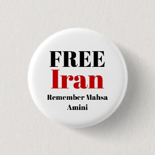 FREE IRAN ERINNERN Mahsa Amini Button