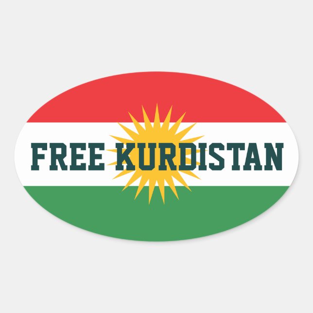 FREE KURDISTAN STICKERS (Vorderseite)