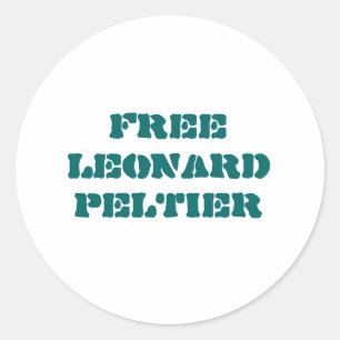 Free Leonard Peltier Aufkleber