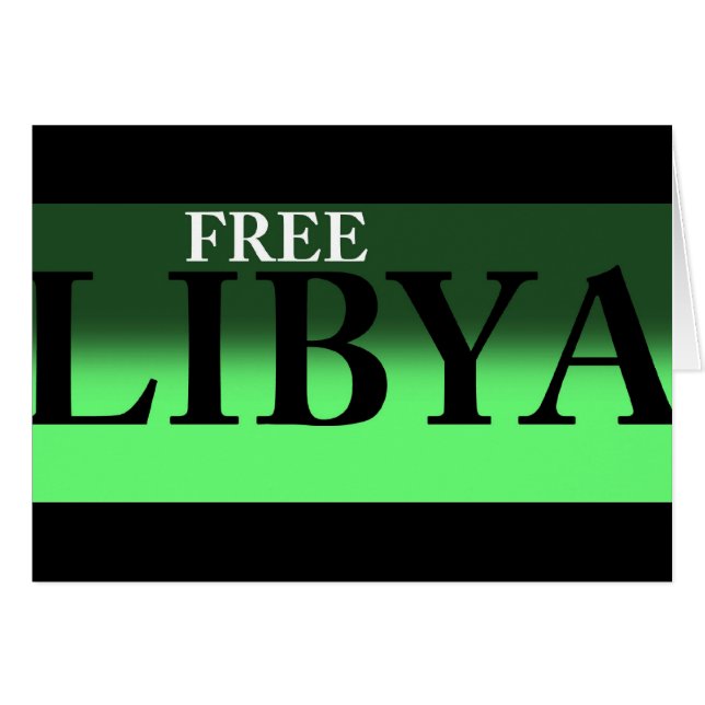FREE LIBYA (Vorderseite (Horizontal))