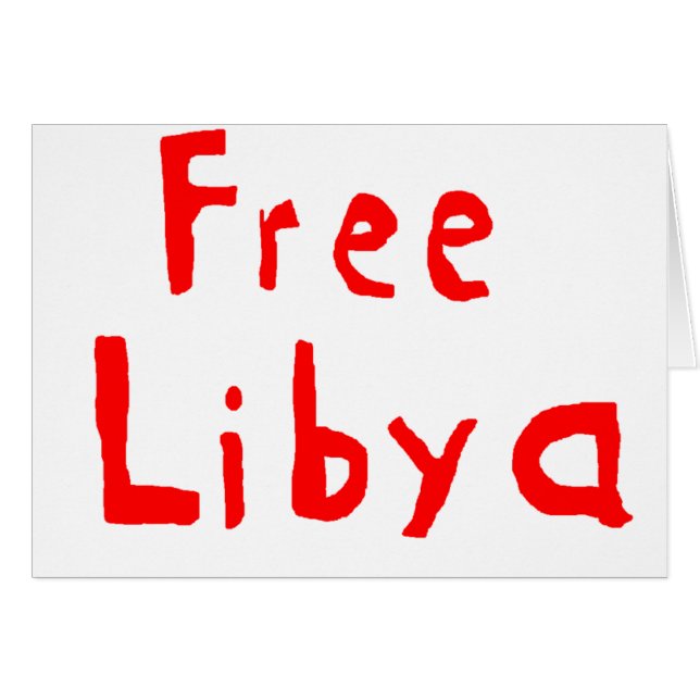 FREE LIBYA (Vorderseite (Horizontal))