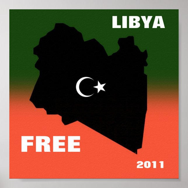 FREE LIBYA 2011 POSTER (Vorne)
