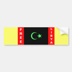 FREE LIBYA AUTOAUFKLEBER
