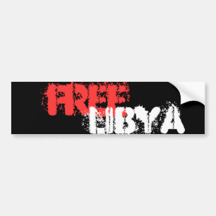 FREE LIBYA AUTOAUFKLEBER