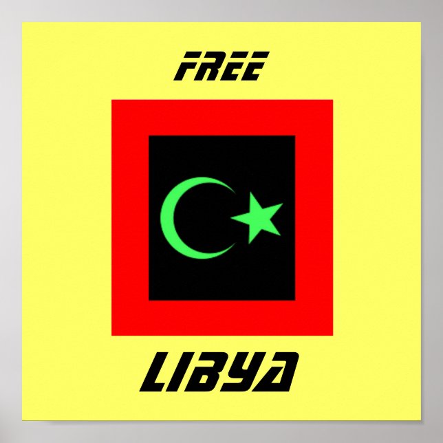 FREE LIBYA POSTER (Vorne)