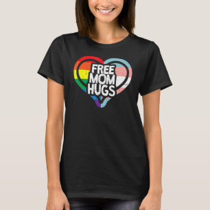 Free Mama Hugs Rainbow Pride Lgbt T-Shirt