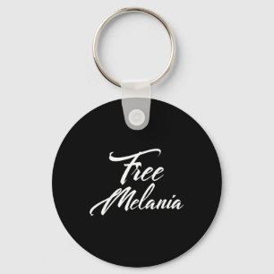 Free Melania Politisches Slogan Schlüsselanhänger