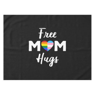 Free Mom Hugs II - Regenbogen Gay Trans Pride Tischdecke
