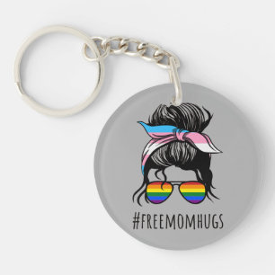 Free Mom Hugs IV - Arc-en-ciel Gay Trans messy bun