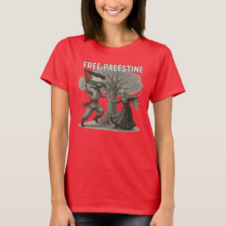 Free-Palästina-Frauen-T-Shirt – Stärke und Wurzeln T-Shirt