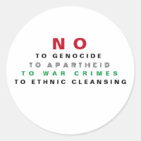 FREE PALÄSTINA NO to GENOCIDE APARTHEID KRIEGSVERB