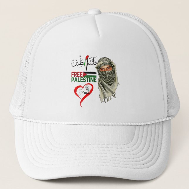 Free Palestine Casquette (Devant)