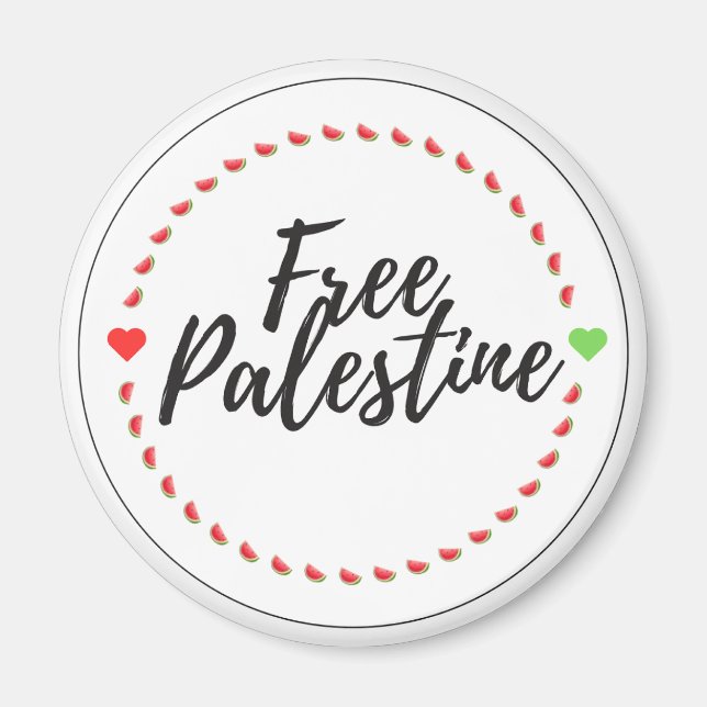 Free Palestine Magnet (Vorne)