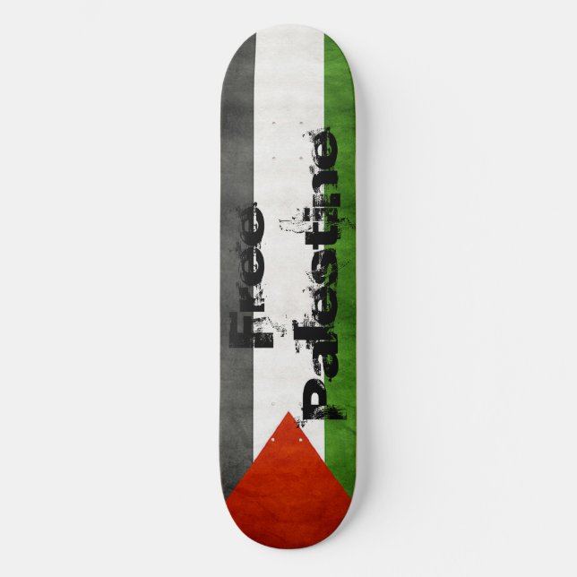 Free Palestine Skateboard (Vorderseite)