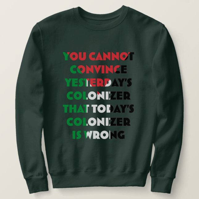 Free Palestine Sweatshirt - Rett Gaza Sweatshirt (Design vorne)