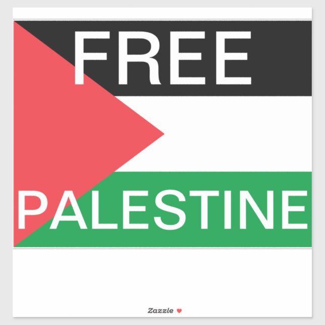 Free Palestine Vinyl Sticker (Blatt)