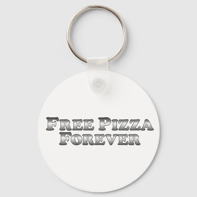 Free Pizza Forever - Basic Schlüsselanhänger (Vorderseite)