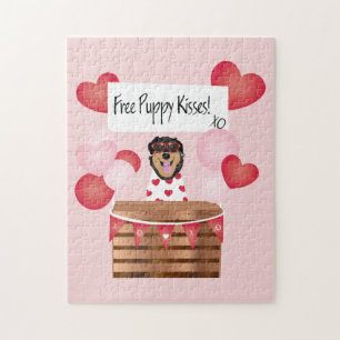Free Puppy Kisses Valentine Dog