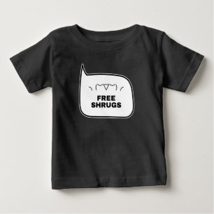 FREE SHRUGS Funny Kaomoji Japanische Emoticons 2 Baby T-shirt
