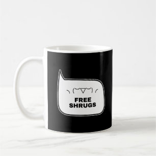 FREE SHRUGS Funny Kaomoji Japanische Emoticons 2 Kaffeetasse
