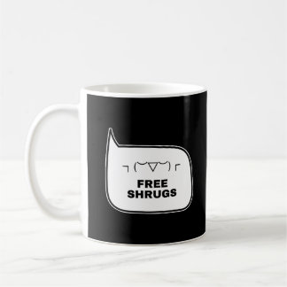 FREE SHRUGS Funny Kaomoji japanische Emoticons Kaffeetasse