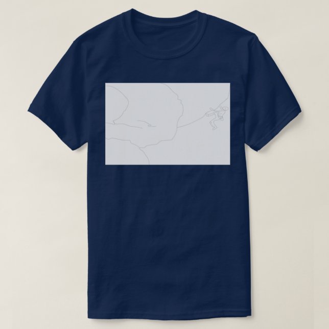 Free Solo Rock Climber T-Shirt (Design vorne)