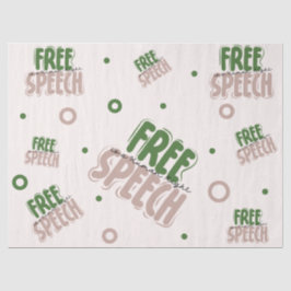 Free Speech Is a Human Right Seidenpapier