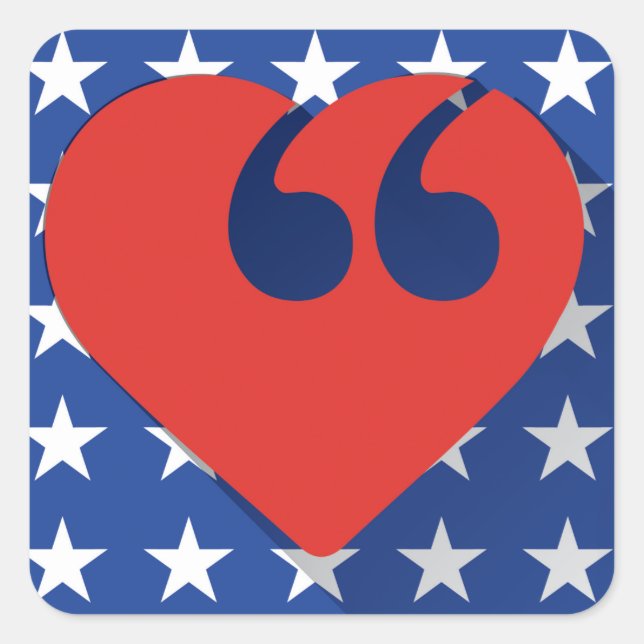Free Speech USA Liebe Stickers (Vorderseite)