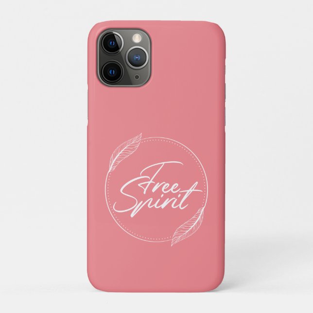 Free Spirit Boho Style Case-Mate iPhone Hülle (Rückseite)