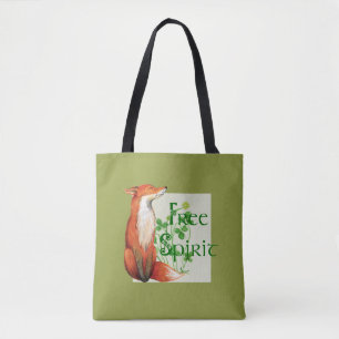Free Spirit Fox Tote Bag Tasche