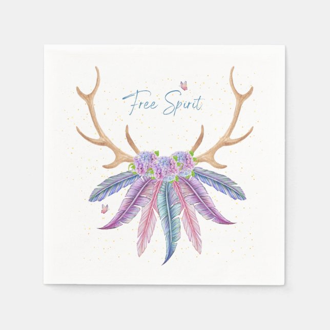 Free Spirit Napkin Serviette (Vorderseite)