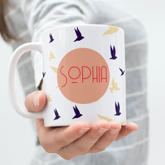 Free Spirit Personalisiert Bird Tasse (Von Creator hochgeladen)