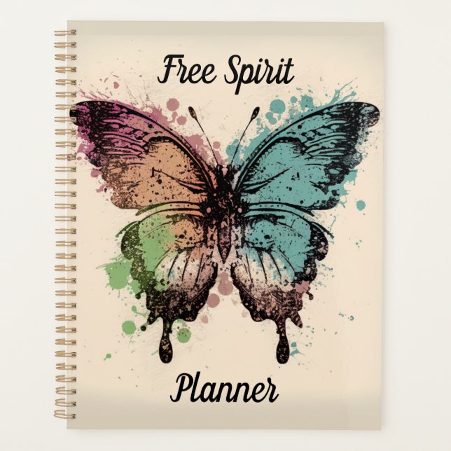 Free Spirit Planner 8,5 Zoll x 11 Zoll Planer (Vorderseite)
