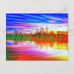 Free Spirit Postcard Postkarte