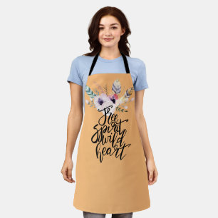 Free Spirit Wild Heart Boho Bouquet Schürze